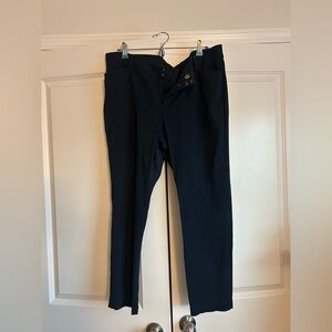 Old Navy Women's Navy Straight-Leg Trousers